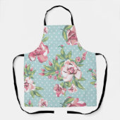 Tablier Mini scandinave rétro motif fleurs mignonnes (Recto)