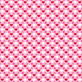 Tablier Minimal Pink and Red Hearts Personalized Valentine