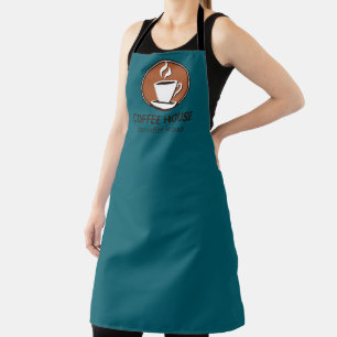 Tablier Minimal simple café carte de visite barista