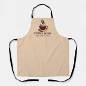 Tablier Minimal Simple Café Shop barista (Recto)