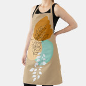 TABLIER MINIMALIST BOHO FEUILLES _ SIMPLE ET ÉLÉGANT (Insitu)