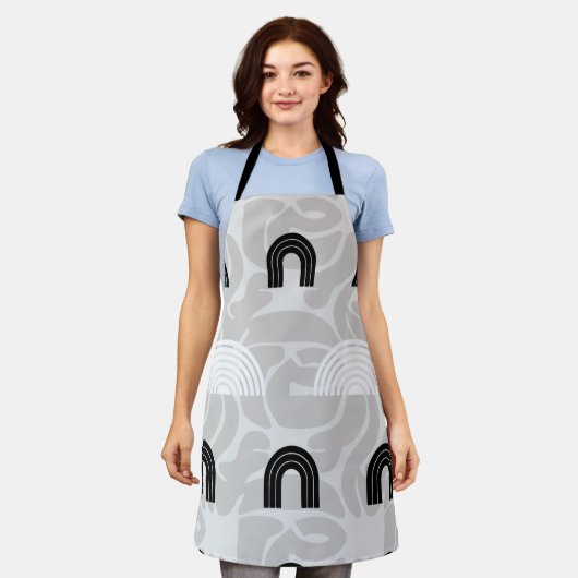 Tablier Minimalist Mixed Boho Arches (Porté)