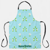 Tablier Minimalist Spring Floral Pattern (Recto)