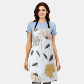 Tablier minimaliste floral (Porté)