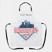 Tablier Minneapolis Minnesota USA Skyline États-Unis (Recto)