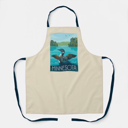 Tablier Minnesota | Loon (Recto)