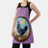 Tablier Minorque Rooster Vintage Oval (Insitu)