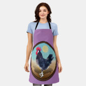 Tablier Minorque Rooster Vintage Oval (Porté)