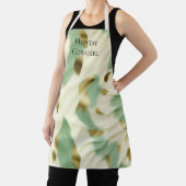 Tablier Mint Green Cream Gold Cowhide (Insitu)