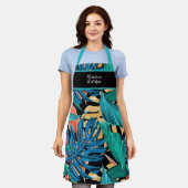 Tablier Minuit Été Tropical Banana Leaf Apron (Porté)