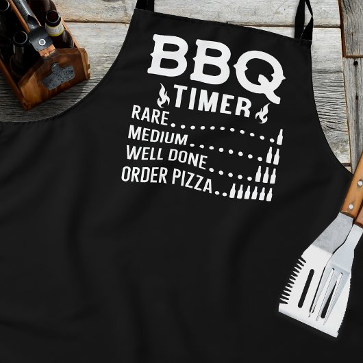 Tablier Minuteur de BBQ drôle