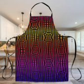 Tablier Mirage de point arc-en-ciel