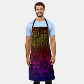 Tablier Mirage de point arc-en-ciel (Porté)