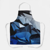 Tablier Mirage triangulaire bleu (Recto)