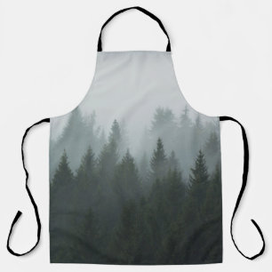 Tablier Misty Mountain Forest Brouillard d'automne