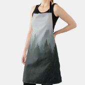 Tablier Misty Mountain Forest Brouillard d'automne (Insitu)