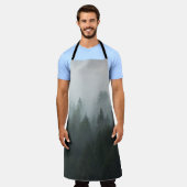 Tablier Misty Mountain Forest Brouillard d'automne (Porté)