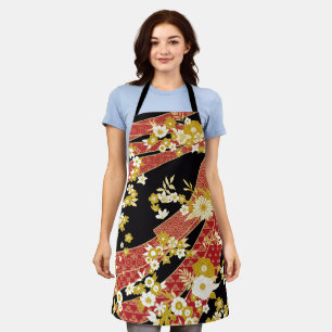 Tablier Mix floral Kimono Motif