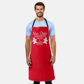 Tablier Mme Claus Bake Shoppe (Porté)