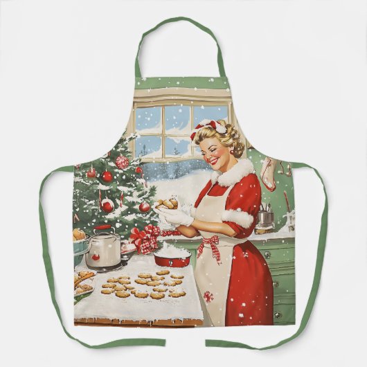 Tablier Mme Claus Plaisir De La Cuisine De Vacances (Recto)