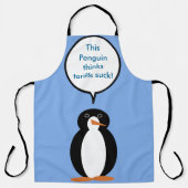 Tablier Mme Penguin Dit Que Les Tarifs Chauffent (Recto)