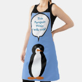 Tablier Mme Penguin Dit Que Les Tarifs Chauffent (Insitu)