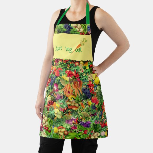 Tablier Mode Chef Sain Vegetable Apron (Insitu)