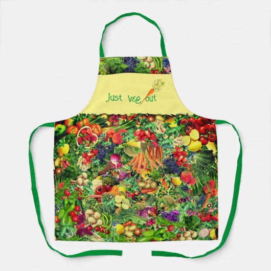 Tablier Mode Chef Sain Vegetable Apron (Recto)