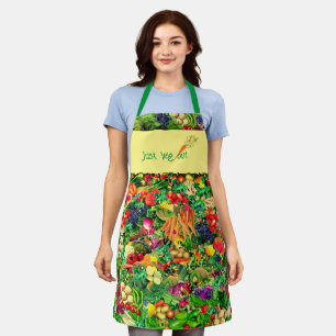 Tablier Mode Chef Sain Vegetable Apron