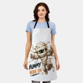 Tablier Mode Maman Chouette Pour Halloween (Porté)