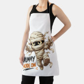 Tablier Mode Maman Chouette Pour Halloween (Insitu)