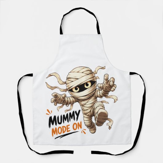 Tablier Mode Maman Chouette Pour Halloween (Recto)