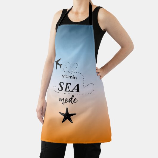 Tablier Mode Mer Vitamine Couleur Été Orange (Insitu)