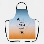 Tablier Mode Mer Vitamine Couleur Été Orange (Recto)