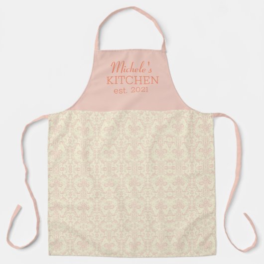 Tablier Modèle Damask élégant (Recto)