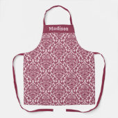 Tablier Modèle Damask Nom personnalisé (Recto)