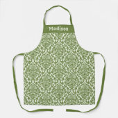 Tablier Modèle Damask Nom personnalisé (Recto)