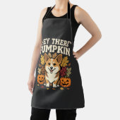 Tablier Modèle de Corgi Halloween Hey There Pumpkin (Insitu)