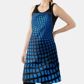 Tablier Modèle d'onde Abstrait bleu (Insitu)