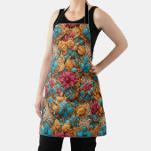Tablier Modèle floral coloré (Insitu)