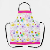 Tablier Modèle floral coloré (Recto)