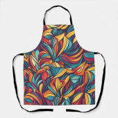 Tablier Modèle floral coloré (Recto)