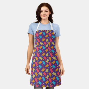 Tablier Modèle floral coloré