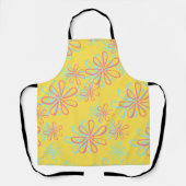 Tablier Modèle floral coloré (Recto)