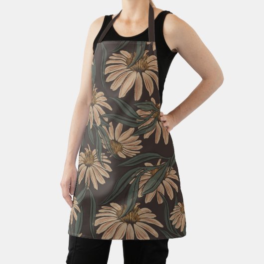 Tablier Modèle floral de Boho moderne (Insitu)