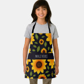 Tablier Modèle floral de la ferme de tournesol (Insitu)