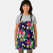 Tablier Modèle floral exotique coloré-23021 (Insitu)