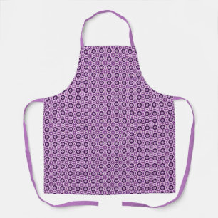 Tablier Modèle floral géométrique vintage Boho violet