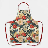 Tablier Modèle floral japonais Ukiyo-E Art (Recto)