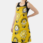 Tablier Modèle floral jaune simple (Insitu)